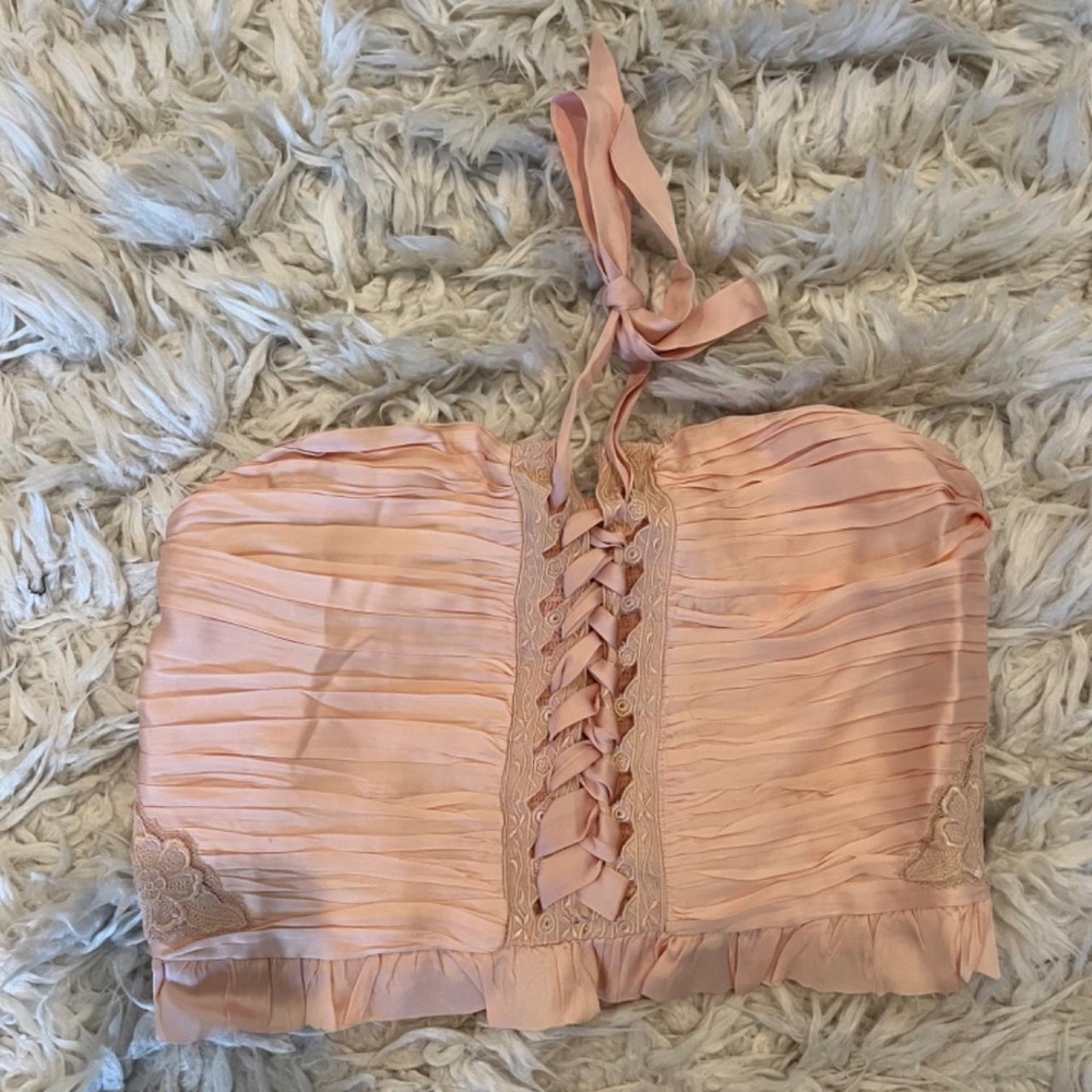 Free People Satin Halter Top